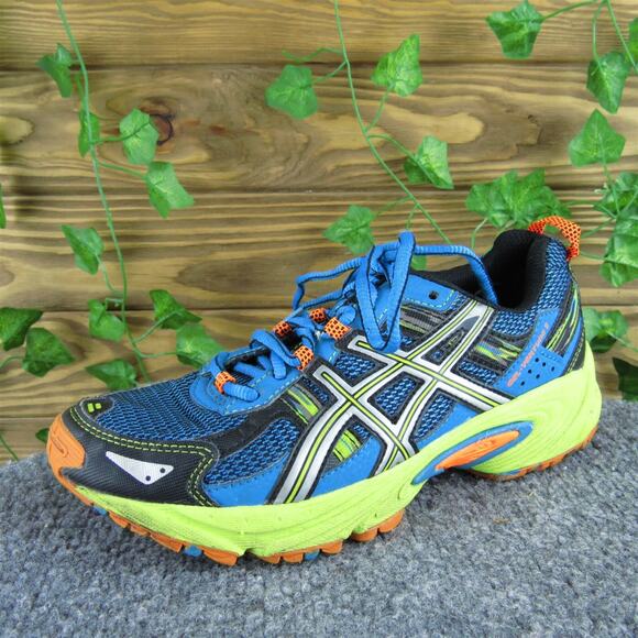 ASICS Men's Venture 5 Sneaker Blue Size 4.5‎ Medium Used 2025 - Picture 1 of 8